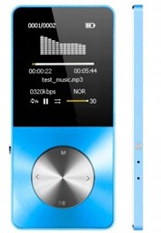 Odtwarzacz MP3 T1 Ebook 16GB Niebieski Nowy Model