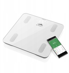 Waga łazienkowa Eta Vital Fit Smart 678190000 Szklana