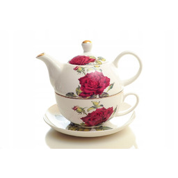 Filiżanka Dzbanek Róże Tea For One