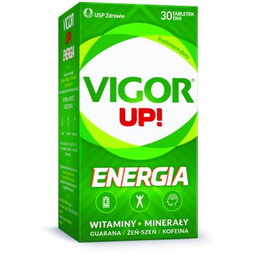 VIGOR UP! Energia, 30 tabl. -> Odbiór
