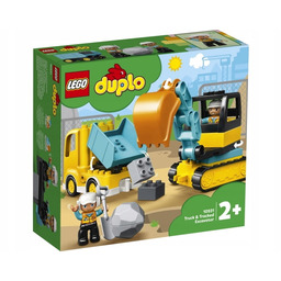 Lego Duplo 10931 Ciężarówka i koparka gąsienicowa