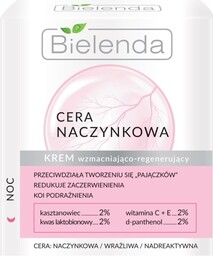 Bielenda Cera Naczynkowa Krem wzmacniająco-regenerujący na noc 50ml