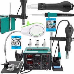 Zestaw Stacja Lutownicza Hot Air 2w1 Yihua 852D++