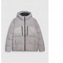 4F KURTKA PUCHOWA MĘSKA M602 SZARY L