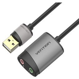 Vention Zewnętrzna karta dźwiękowa USB 0,15m