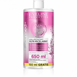 EVELINE Facemed+ Hialuronowy Płyn micelarny 3w1 - cera