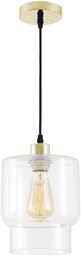 NOWOCZESNA LAMPA WISZĄCA KLASYCZNE ZŁOTO MORO 1C