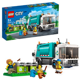 LEGO City, klocki, Ciężarówka recyklingowa, 60386