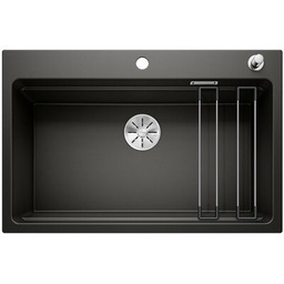 BLANCO Zlewozmywak jednokomorowy Etagon 8 525892 Czarny 51x78