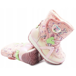 Dziewczęce Śniegowce Ocieplane Wojtyłko 28