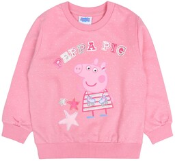 Różowa Bluza W Kropki Z Motywem Świnki Peppy