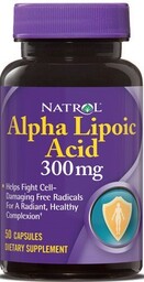 Natrol Alpha Lipoic Acid 300mg - 50 Caps