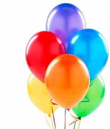 Balony lateksowe metaliczne duże - kolorowe - 100