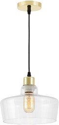 NOWOCZESNA LAMPA WISZĄCA KLASYCZNE ZŁOTO MORO 1D