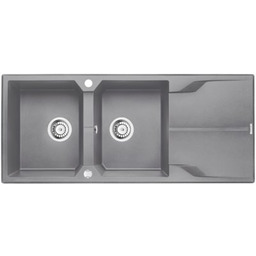 DEANTE Zlewozmywak dwukomorowy z ociekaczem Andante ZQN S213