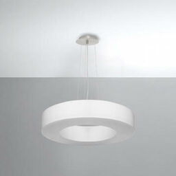Sollux LAMPA wisząca SL.0749 abażurowa OPRAWA zwis okrągły