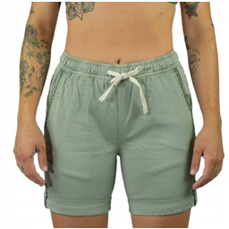 JEANS TRACK MIĘKKIE KHAKI SPODENKI DRESOWE Z WIĄZANIEM