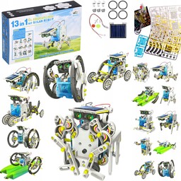 Robot Solarny Model Do Złożenia 14w1 Zabawka Zestaw