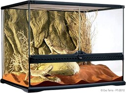 Exo Terra Terrarium, Przezroczysty/Czarny, 60 x 45 x