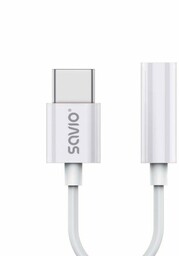 Savio Adapter USB-C - Mini Jack 3,5mm, Xiaomi,