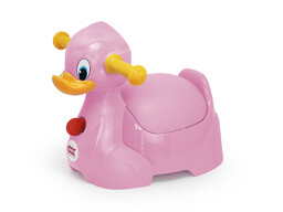 Ok Baby Nocnik Quack w kształcie kaczki różowy
