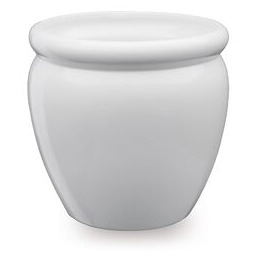 Donica ceramiczna Muza 5 J1500 28 cm biały