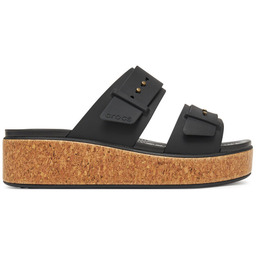 Klapki Crocs Brooklyn Cork Buckle 211252 Czarny