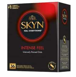 UNIMIL SKYN Intense Feel Prezerwatywy, 36 sztuk