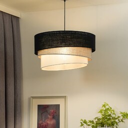 Lampa wisząca Trio Euluna, możliwość ściemniania, multikolor, salon