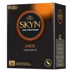 UNIMIL SKYN Large Prezerwatywy, 36 sztuk