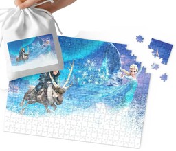 Puzzle Tradycyjne - Kraina Lodu Wzory Z Bajek