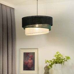 Lampa wisząca Trio Euluna, możliwość ściemniania, multikolor, salon