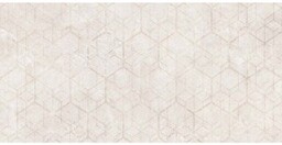 Płytka ścienna LIV TERRIA ivory geo decor mat
