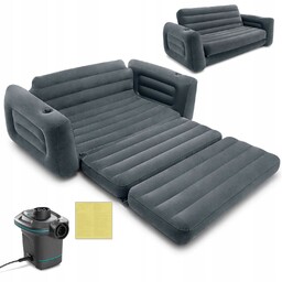 Sofa Dmuchana 2w1 Intex Rozkładana Materac Łóżko