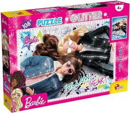 Lisciani, puzzle, Barbie, Follow your heart! Glitter, 108