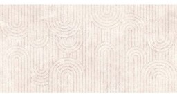Płytka ścienna LIV TERRIA ivory arc decor mat