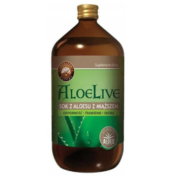 AloeLive Sok z aloesu z miąższem, 1000 ml