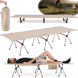 Łóżko Polowe Składane, Stalowe, Z Torbą Przenośny