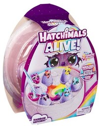 SPIN MASTER Zestaw figurek Hatchimals Alive! Rainbow Hatchery