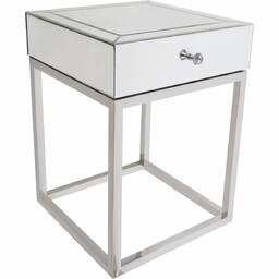 Stolik boczny Madison MD-ST1400S Cosmolight z szufladką glamour