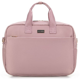 Torba na laptopa 15 z nylonu różowa