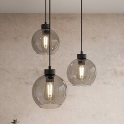 Lampa wisząca szklana Cubus TK Lighting, możliwość ściemniania,