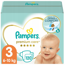 Pieluszki Pampers Premium Care Rozmiar 3 120 szt.