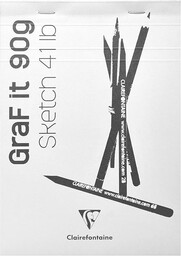 Clairefontaine 96667C - Blok zszywany GraF''it - 80