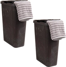 Mind Reader Wąski kosz na pranie 40 l,