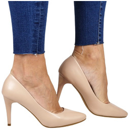 Damskie Czółenka Na Obcasie Szpilki Sergio Leone 1396