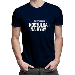 Specjalna koszulka na ryby - męska koszulka