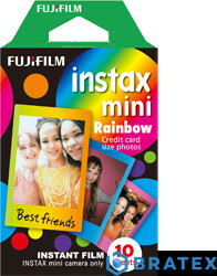Fuji Instax mini film rainbow