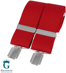 Szelki do spodni Czerwone BR-005