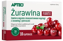 APTEO Żurawina Forte, 10 kapsułek -> Odbiór